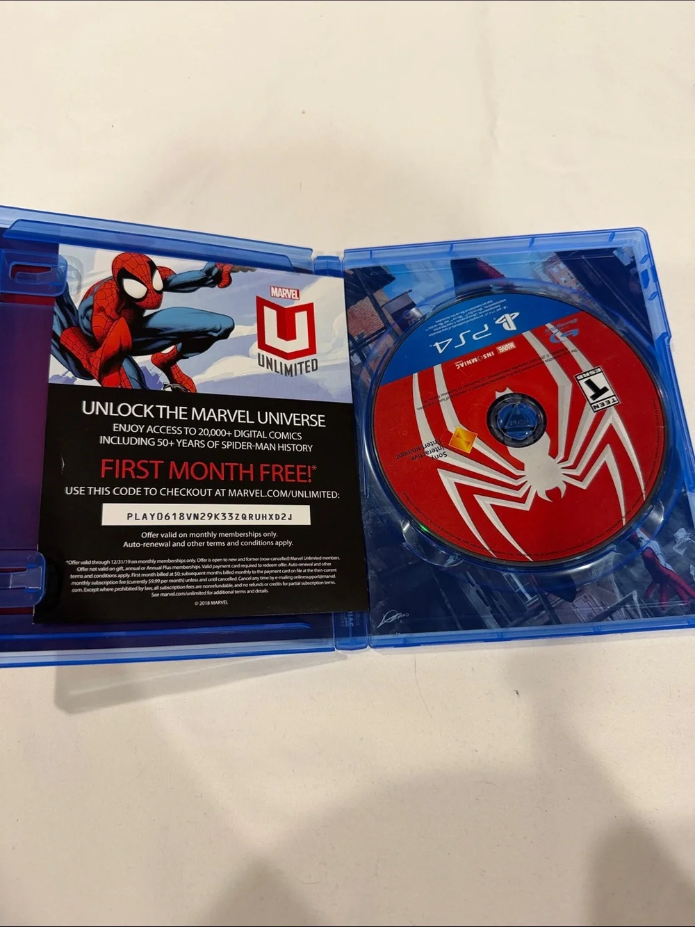Sony PS4 Marvel Spider-Man (Red, Blue) - Insomniac Games